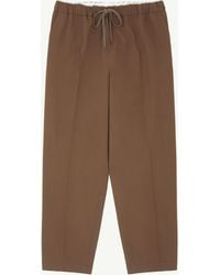 MM6 by Maison Margiela - Wool Blend Trousers - Lyst