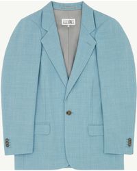 MM6 by Maison Margiela - Wool Tailored Jacket - Lyst