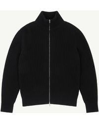 MM6 by Maison Margiela - Ribbed Knit Jacket - Lyst