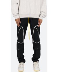 contrast bootcut sweatpants