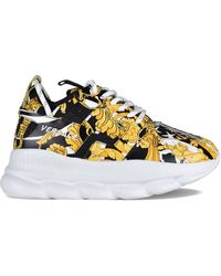 Versace - Chain Reaction Sneakers - Lyst