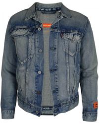 Heron Preston - Vintage Denim Trucker Jacket - Lyst
