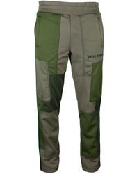 Palm Angels - Patchwork Cotton Sweatpants - Lyst