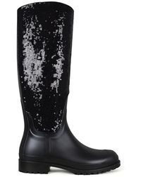 saint laurent festival rain boots