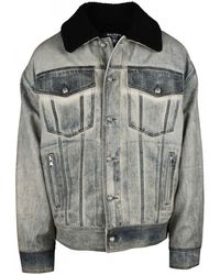 Balmain - Giacche in denim - Lyst