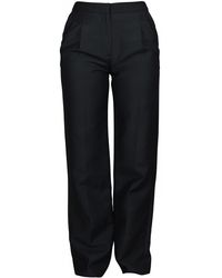 Balenciaga - Pleated Cotton-Blend Trousers - Lyst