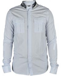Balmain - Camisa con cuello vaquero - Lyst