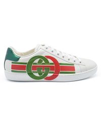 gucci lion sneakers