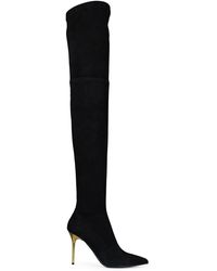 Balmain - Stivali alti Raven - Lyst