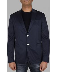 Herren Bekleidung Jacken Blazer Prada Wolle Reisejacke Aus Schurwollmischung 150 in Blau für Herren 