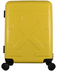 off white suitcase pink