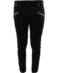 balmain biker jeans sale