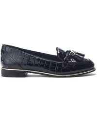 Moda In Pelle - Erinn Patent Mocc Croc - Lyst