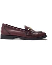 Moda In Pelle - Elarra Burgundy Leather - Lyst