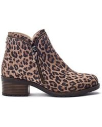 Moda In Pelle - Opulent Leopard Suede - Lyst