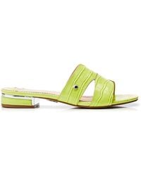 Moda In Pelle - Murah Lime Patent Mocc Croc - Lyst