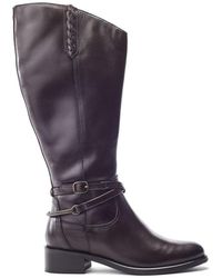Moda In Pelle - Syanna Dark Leather - Lyst