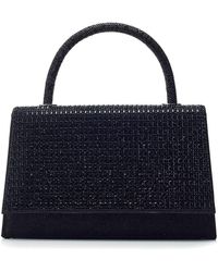 Moda In Pelle - Rubiana Bag Black Textile - Lyst