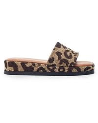 Moda In Pelle - Jelena Leopard Textile - Lyst
