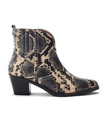 Moda In Pelle - Anniee Snake Print Leather - Lyst