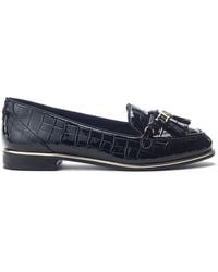 Moda In Pelle - Erinn Patent Mocc Croc - Lyst