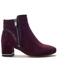 Moda In Pelle - Pesar Burgundy Alcantara - Lyst