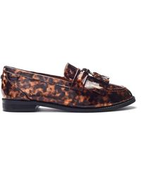 Moda In Pelle - Ebara Tortoise Shell Patent - Lyst