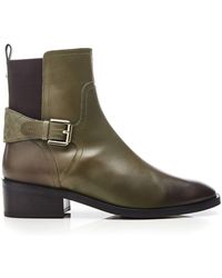 Moda In Pelle - Cellia Khaki Leather - Lyst