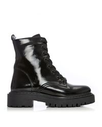 Moda In Pelle - B. Lucky Black Patent Leather - Lyst