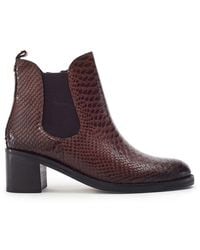Moda In Pelle - Payten Snake Print Leather - Lyst