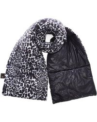 Moda In Pelle - Beau Scarf Grey - Leopard Textile - Lyst