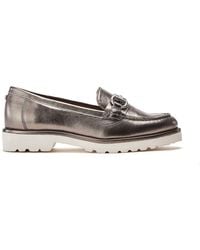 Moda In Pelle - Emori Pewter Leather - Lyst