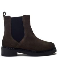 Moda In Pelle - Opala Taupe Suede - Lyst