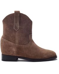 Shoon - Sh Gallop Taupe Suede - Lyst