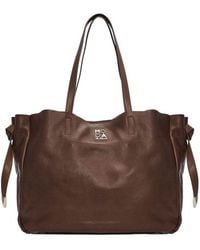 Moda In Pelle - Indie Bag Dark Tan Leather - Lyst