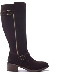 Moda In Pelle - Senlis Dark Suede - Lyst