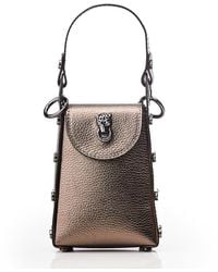 Moda In Pelle - Joie Bag Pewter Metallic Leather - Lyst