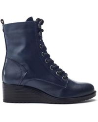 Moda In Pelle - Bezzy Lace Up Leather - Lyst