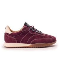 Moda In Pelle - Aveline Burgundy Suede - Lyst