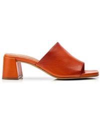 Moda In Pelle - Mikia Orange Leather - Lyst