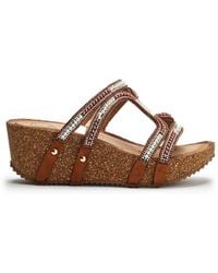 b.soleful - Sorrel Camel Alcantara - Lyst