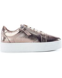 Moda In Pelle - Abbiy Light Pewter Leather - Lyst