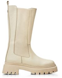 Moda In Pelle - Itzel Cream Leather - Lyst