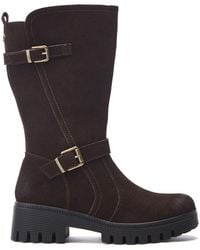 Moda In Pelle - Farrar Dark Suede - Lyst