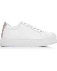 Moda In Pelle - B.kendall White-gold Leather - Lyst