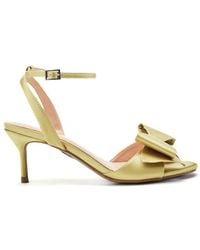Moda In Pelle - Lotty Lime Satin - Lyst