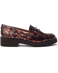 Moda In Pelle - Egoma Tortoise Shell Patent - Lyst