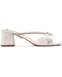 Moda In Pelle - Neoma Ivory Satin - Lyst