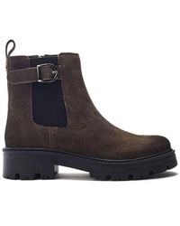 M By Moda - Ovalie Taupe Suede - Lyst