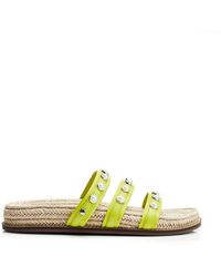 Moda In Pelle - Orilla Lime Leather - Lyst